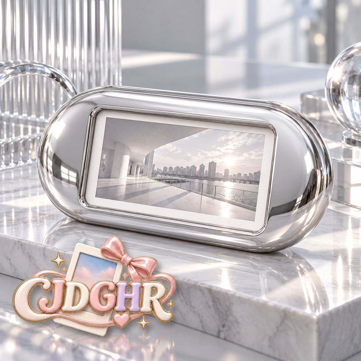 CJDGHR™ Chrome Capsule Frame
