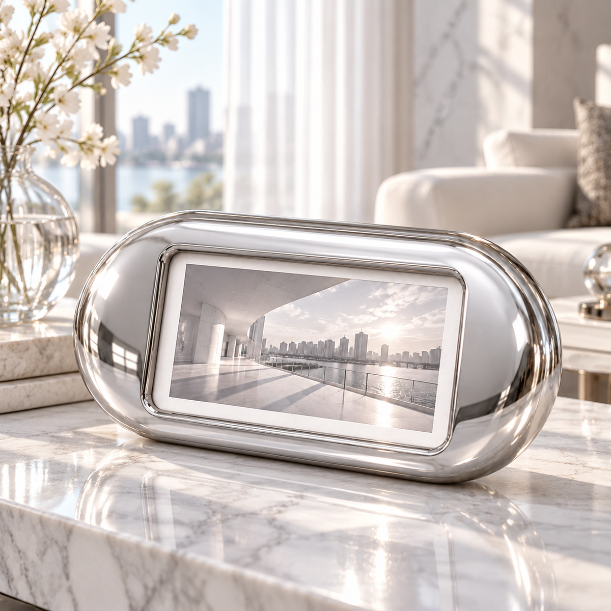 CJDGHR™ Chrome Capsule Frame