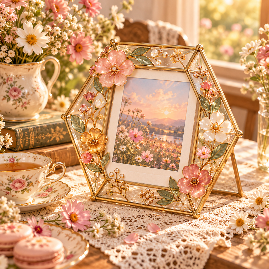 CJDGHR™ Wildflower Glass Frame