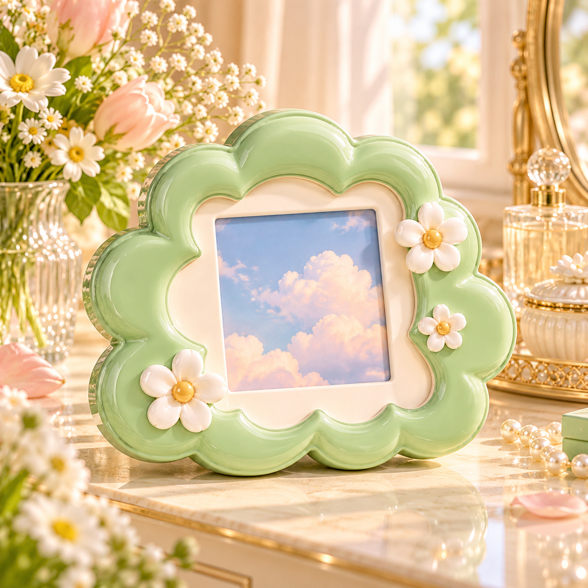 CJDGHR™ Cloud Nine Scallop Frame
