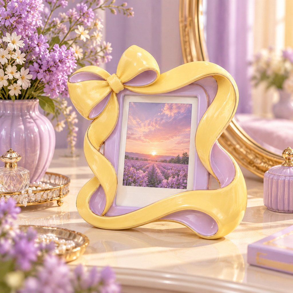 CJDGHR™ Lemon Twist Ribbon Frame