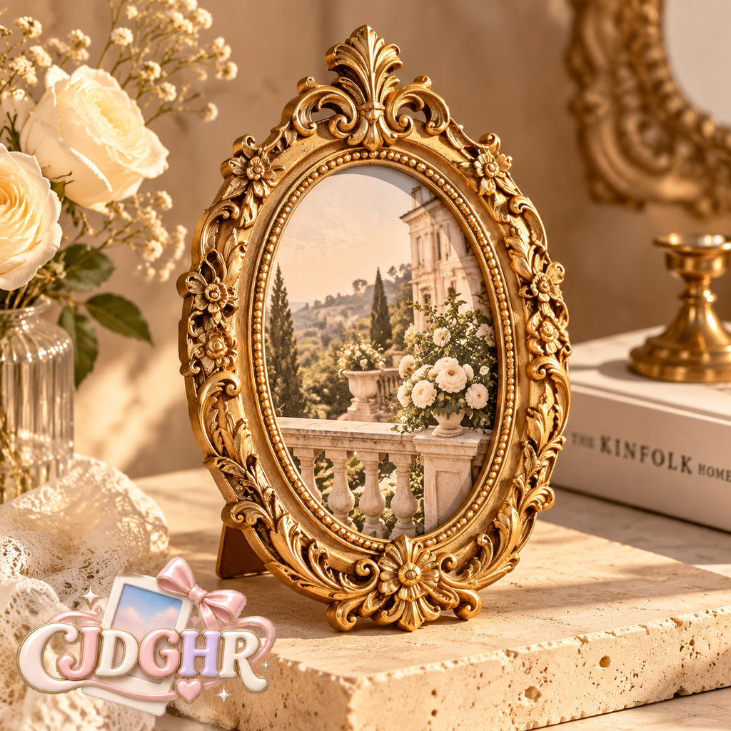 CJDGHR™ Versailles Gilt Oval Frame