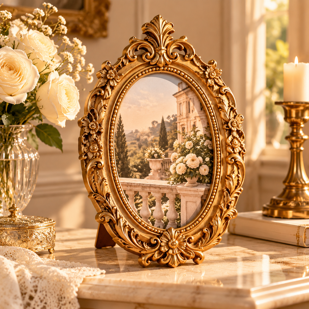 CJDGHR™ Versailles Gilt Oval Frame