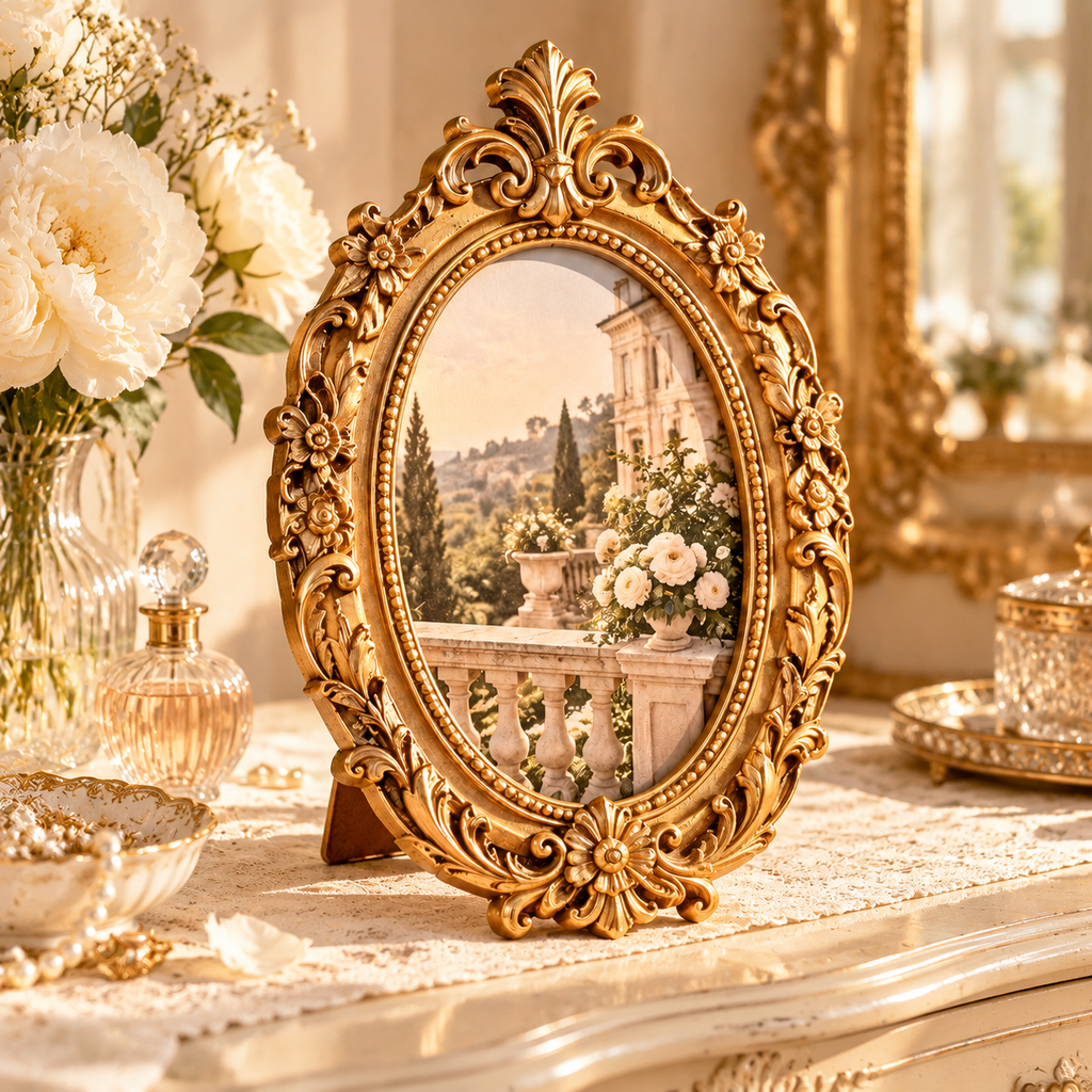 CJDGHR™ Versailles Gilt Oval Frame