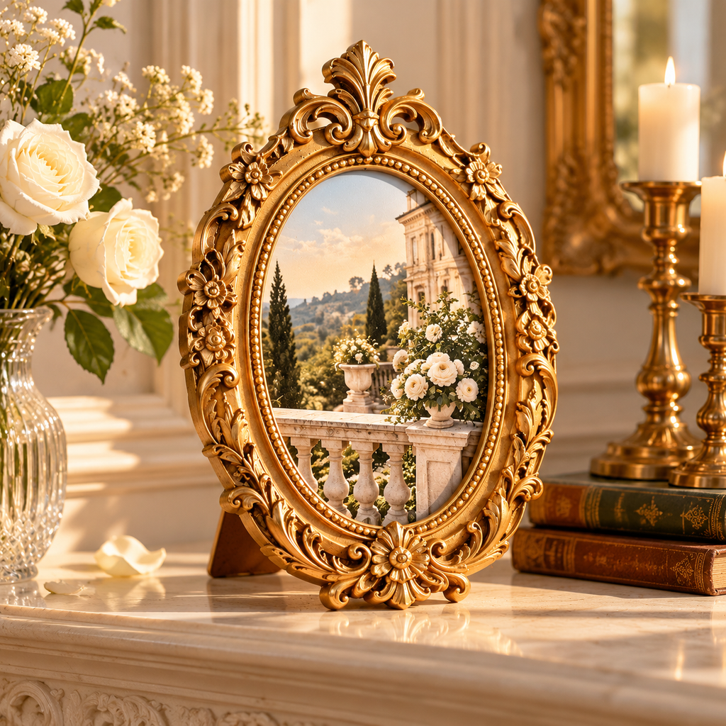 CJDGHR™ Versailles Gilt Oval Frame