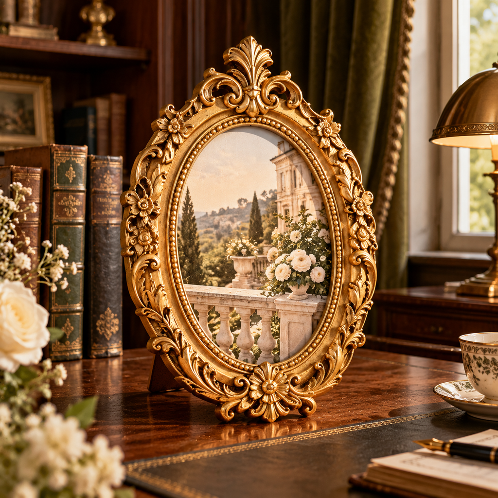 CJDGHR™ Versailles Gilt Oval Frame