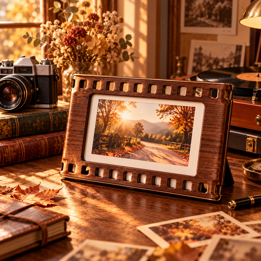 CJDGHR™ Walnut Filmstrip Frame