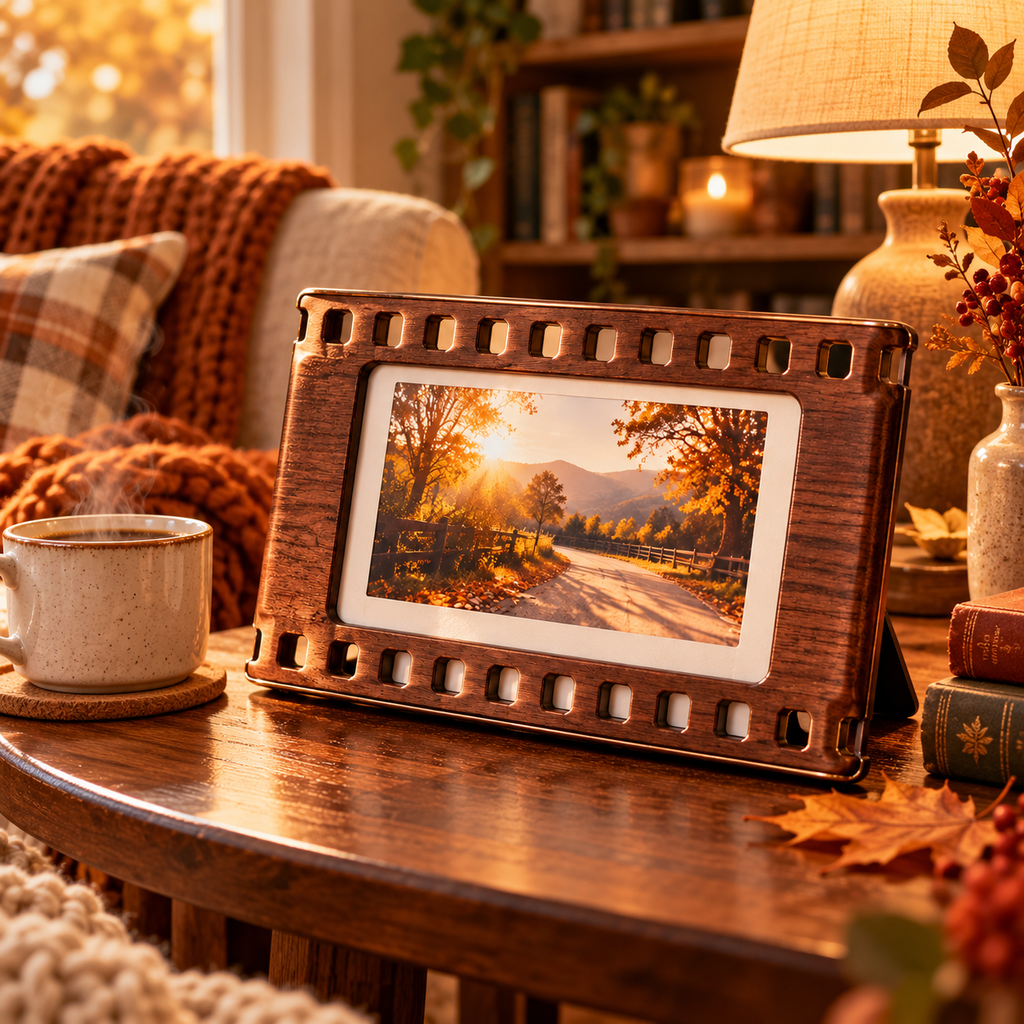 CJDGHR™ Walnut Filmstrip Frame