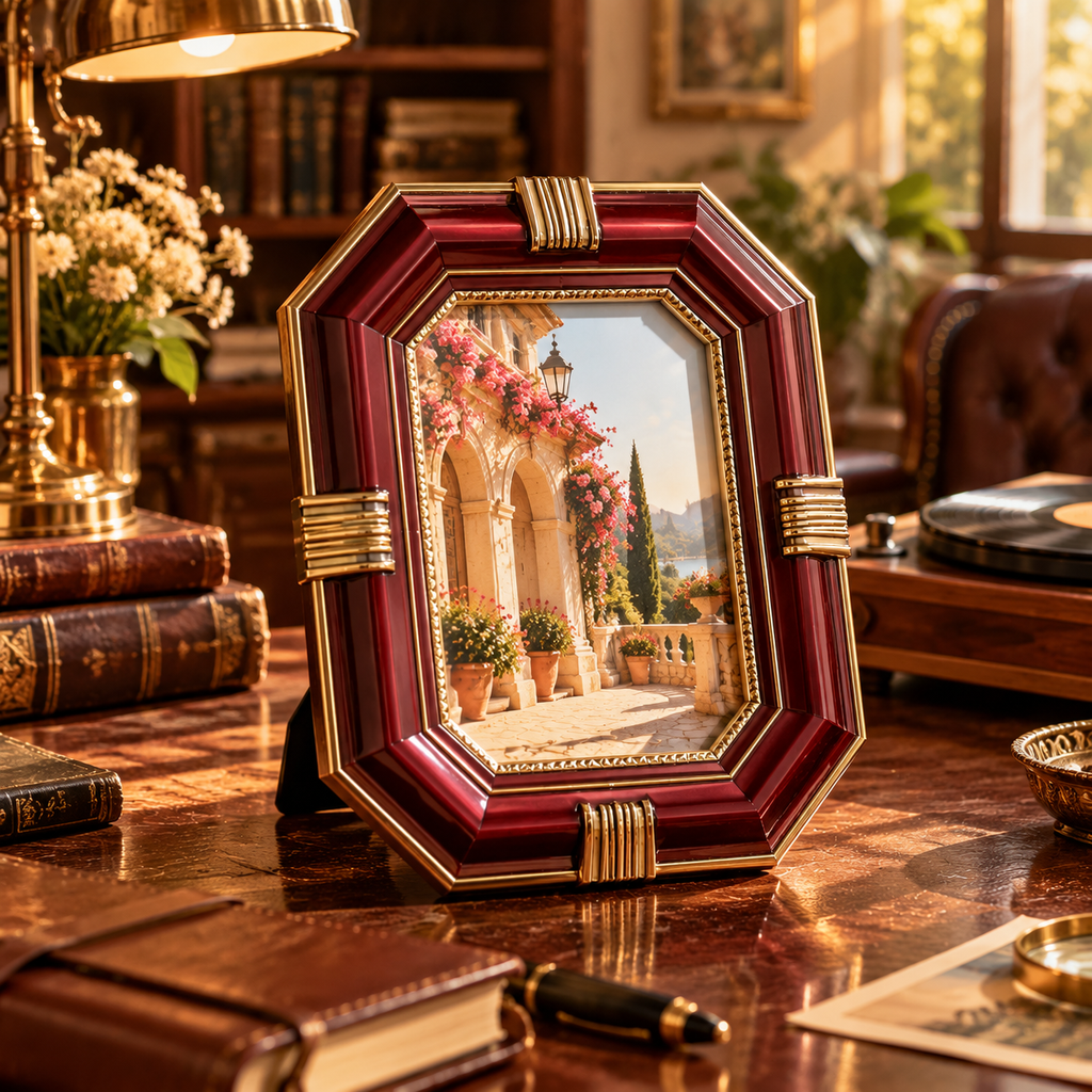 CJDGHR™ Bordeaux Deco Frame