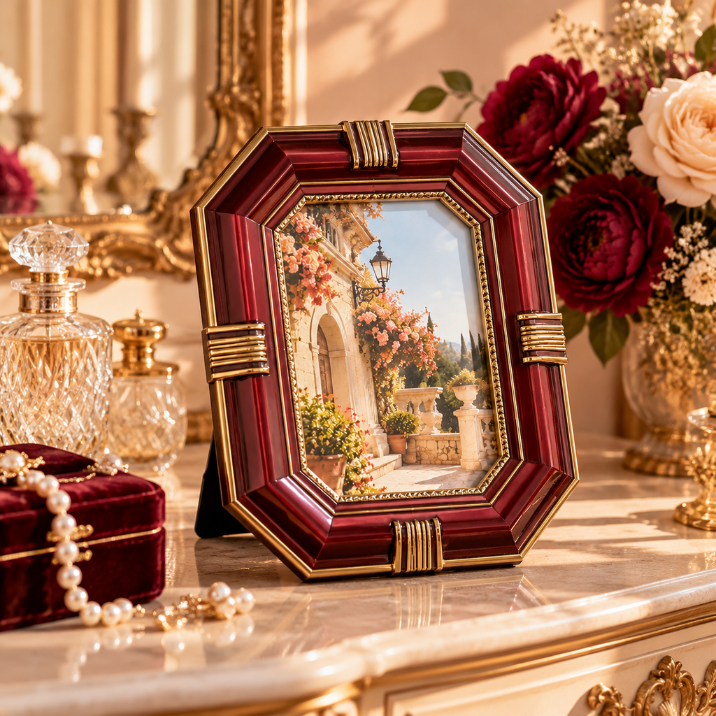 CJDGHR™ Bordeaux Deco Frame