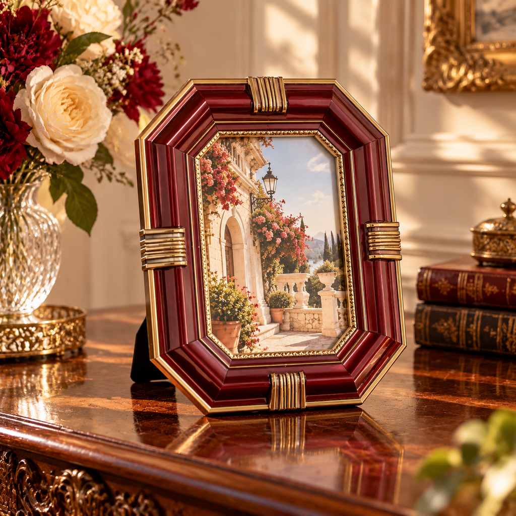 CJDGHR™ Bordeaux Deco Frame